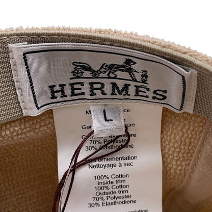 Hermes Cap Davis Yacht Cotton L Hat Sable