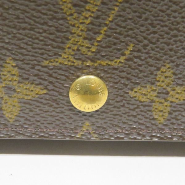 Louis Vuitton Monogram Portefeuille Tresor M61736 L-shape Zipper Bifold Wallet