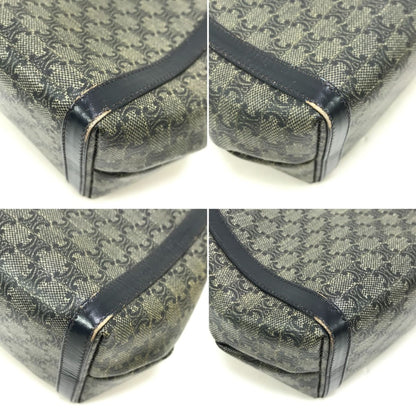 Celine Shoulder Bag Macadam Pattern Navy
