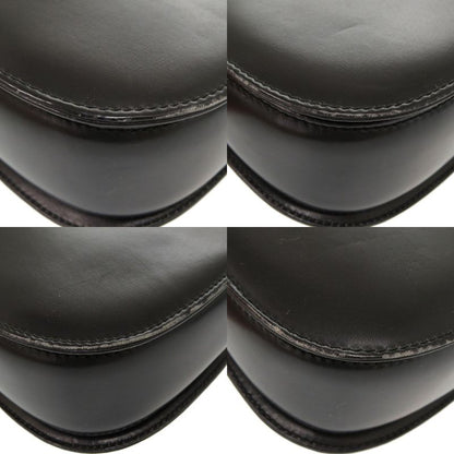 Gucci Lady Lock Leather Black Gold Hardware 000 46 0210 2WAY Handbag Black 0066