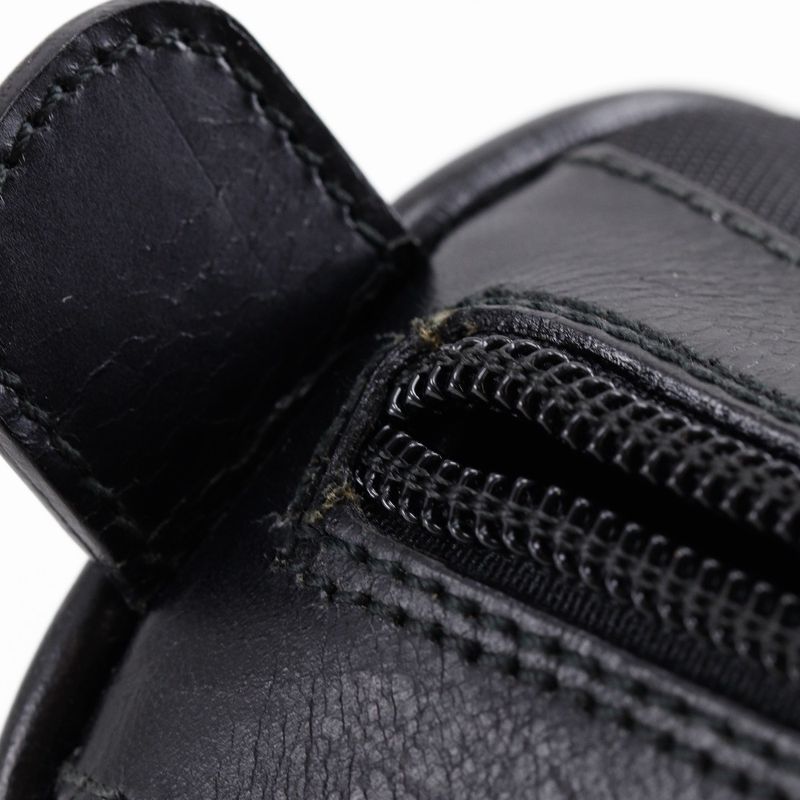 Gucci Bamboo Nylon Canvas Black Unisex Pouch