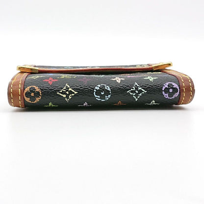 Louis Vuitton Multicolor Folded Wallet Porte Monet Vieux Carte Cles Di Black