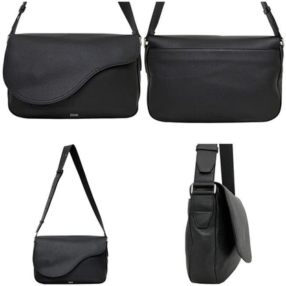 Christian Dior Messenger Bag Black Homme Saddle