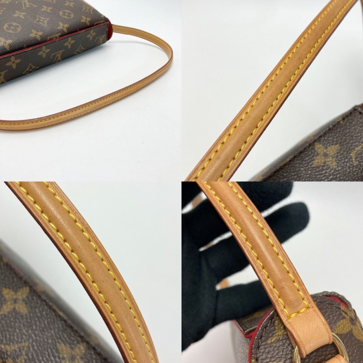Louis Vuitton Monogram Recital M51900 Handbag with Cloth Bag