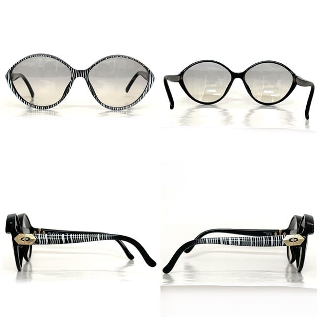 Christian Dior Sunglasses In Black White Gray