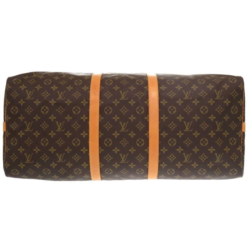 Louis Vuitton Keepall Bandoliere 60 Monogram M41412 Boston Bag LV 0965 Louis