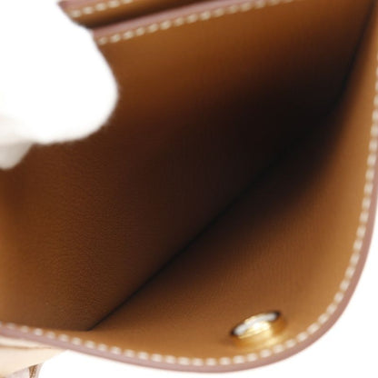 Hermes Perspective Cavaliere 21 Togo Gold Brown U Unisex Shoulder Bag