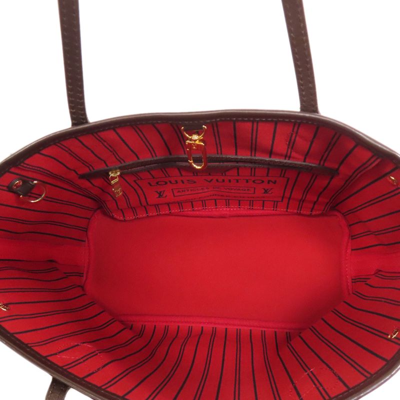 Louis Vuitton N41359 Neverfull PM Handbag Damier Canvas Women