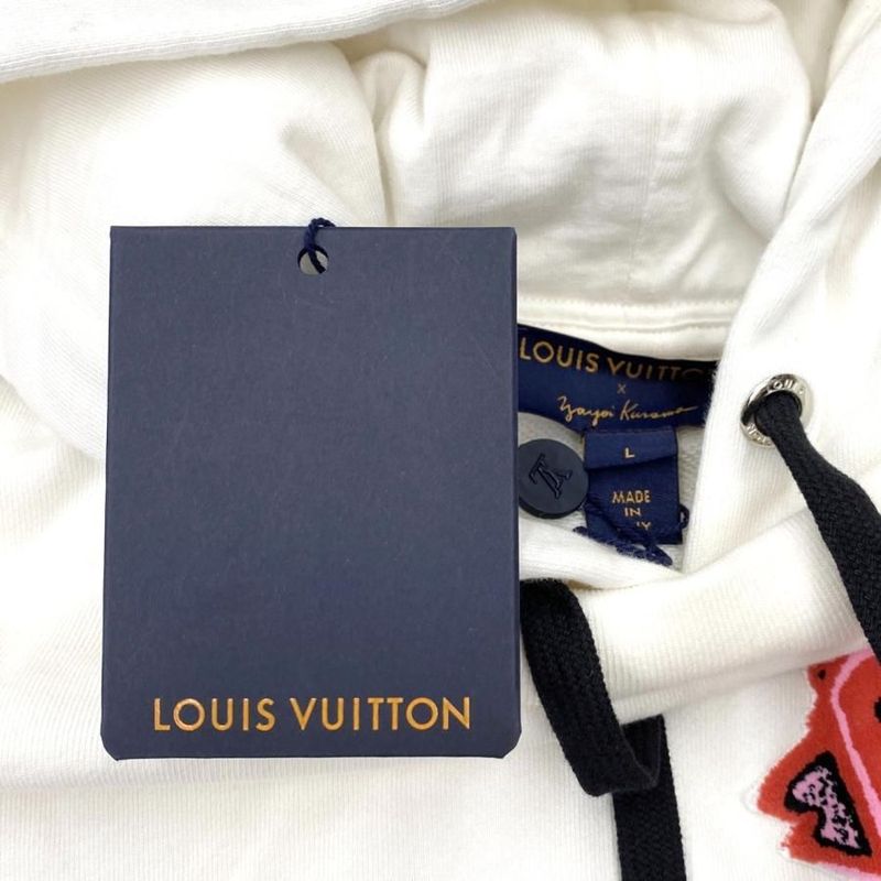 Louis Vuitton X Yayoi Kusama Hoodie Face Patch Cropped Hoodie Rw232j Uj6 Fost15