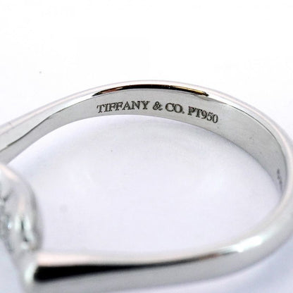 Tiffany & Co Ring Bean Pt950 Platinum Diamond #11 Ladies