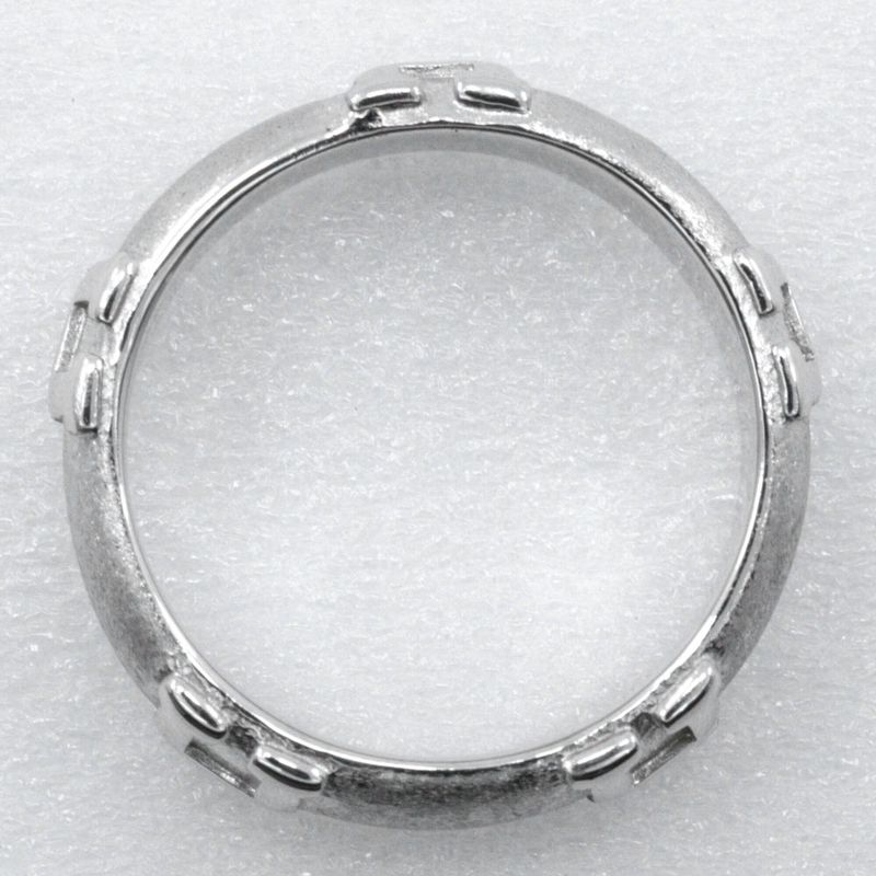 Hermes Fidelite H 18kwhite Gold #7 Ladies 4.5g Ring