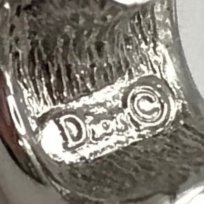 Dior Line Stone Silver Earrings