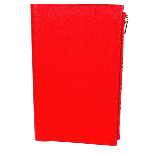Hermes Notebook Cover Notebook Pad "EA Zip" PM Evercolor Rouge Ladieu Red