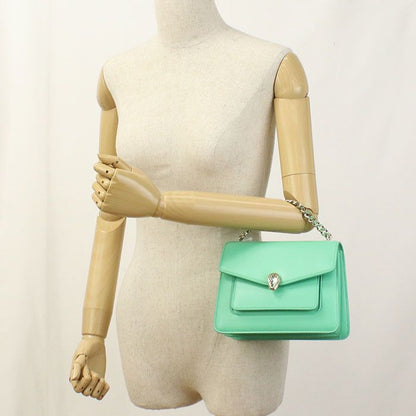 Bvlgari Bulgari 2WAY Serpenti Forever Crossbody Shoulder Bag Calf Womens