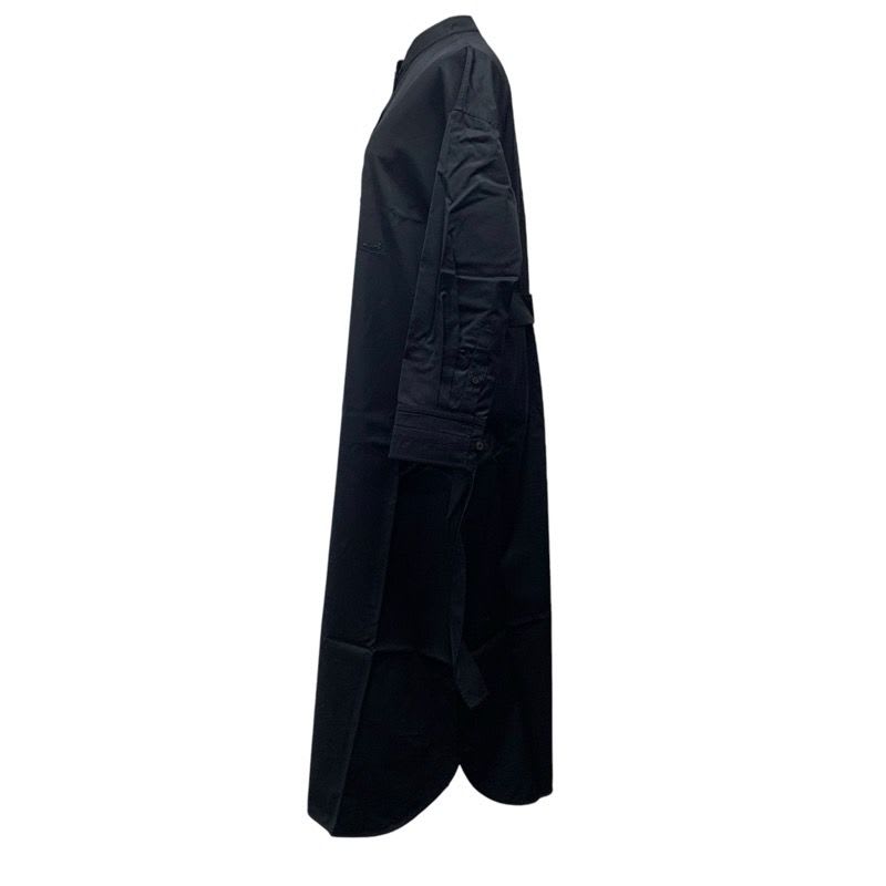 Hermes Dress Cotton Black Embroidery Shirt
