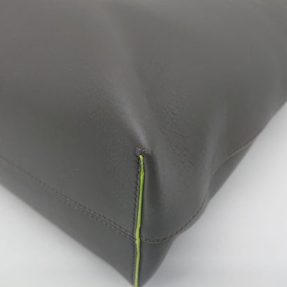 Bulgari X Fragment Collaboration Tote Bag Gray Neon Yellow Storage Bag