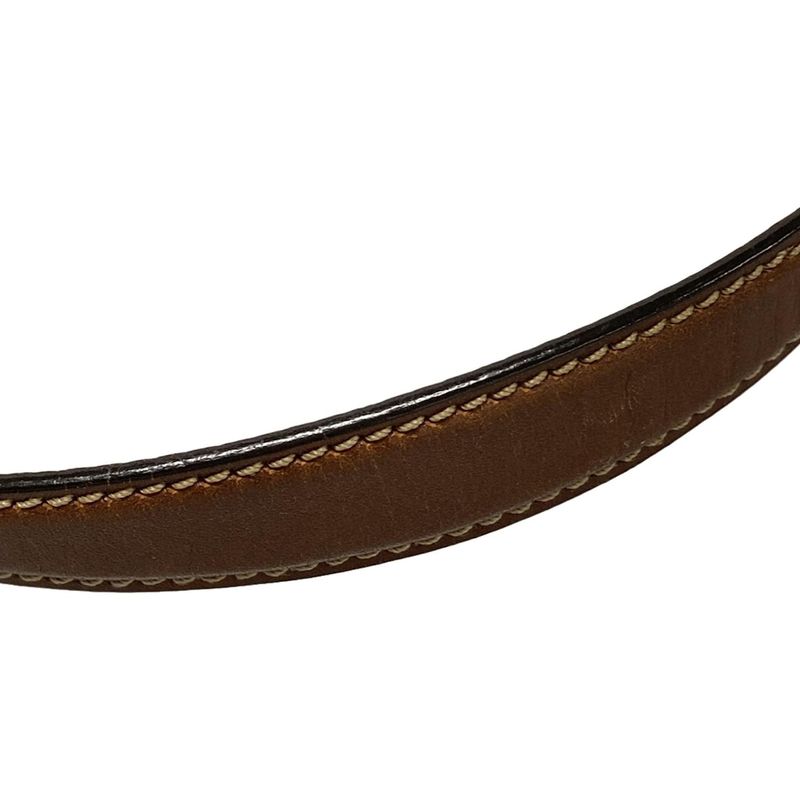 Gucci Shoulder Bag GG Plus GG Supreme 409535 Dark Brown And Beige Chain