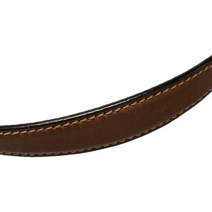 Gucci Shoulder Bag GG Plus GG Supreme 409535 Dark Brown And Beige Chain