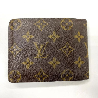 Louis Vuitton Monogram Portefeuille Florin Fold Wallet Pass Case M60026 Brown