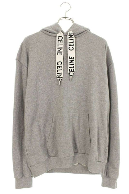 Celine 2y468052h Logo Drawcord Pullover Hoodie Men's XL