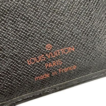 Louis Vuitton Epi Card Case With Organizer De Poche M63582 Noir Black Leather