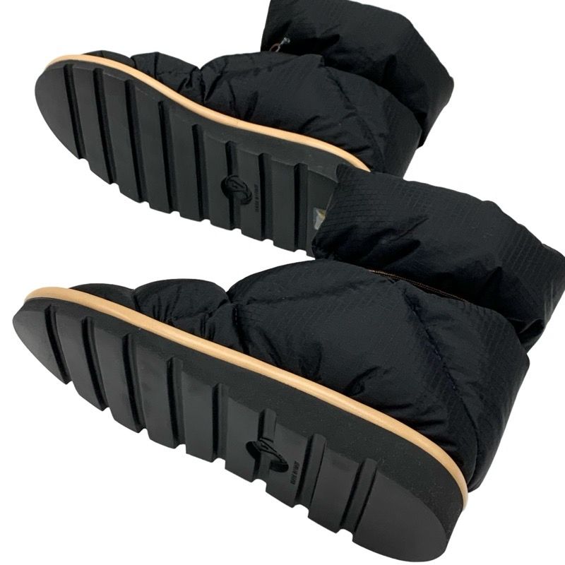 Louis Vuitton Pillow Line Monogram Boots Short Boots Shoes Nylon Black Brown