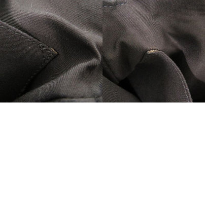 Gucci 147671 GG Canvas Leather Black Shoulder Bag Black 1168 Gucci