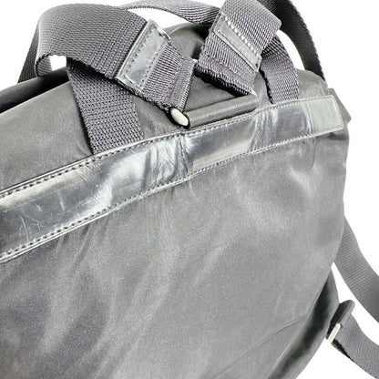 Prada Triangle Logo Backpack Daypack Prada Black