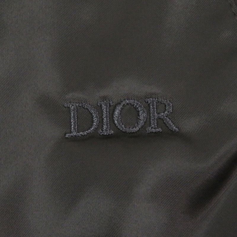 DIOR Homme 19AW 943c437a4656 Saddle Pocket Logo Embroidery MA-1 Bomber Jacket