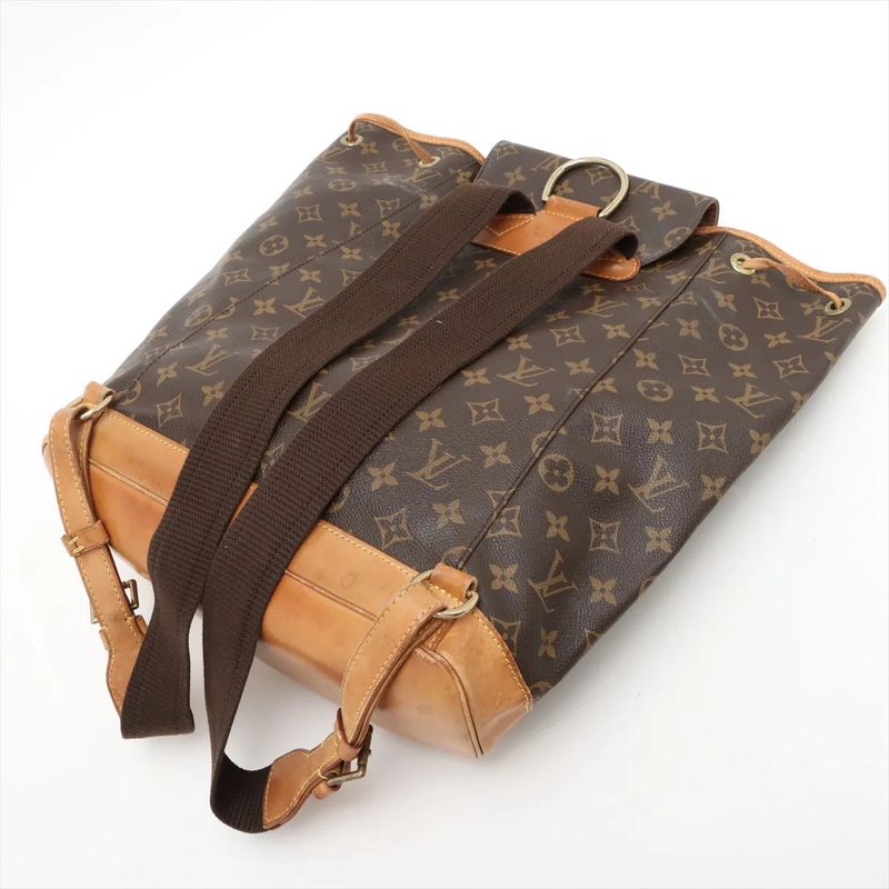 Louis Vuitton Monogram Montsouris GM M51135 Leather Backpack Sac Backpack Bag
