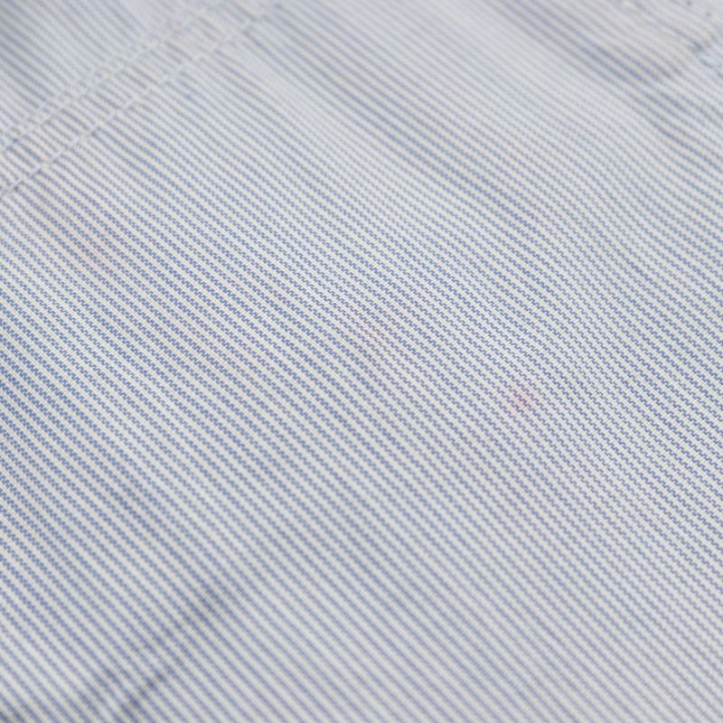 Chanel P24930v15491 Silk Blue Women's Short Sleeve Shirt