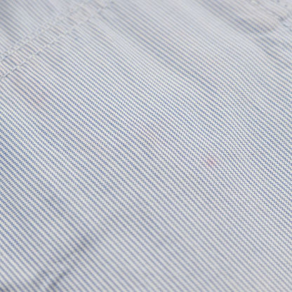 Chanel P24930v15491 Silk Blue Women's Short Sleeve Shirt