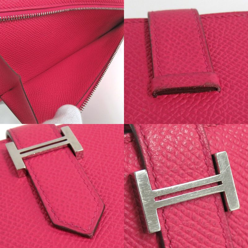 Hermes Bearn Souffle Rose Vo Epson Silver Hardware Z Engraved 2021