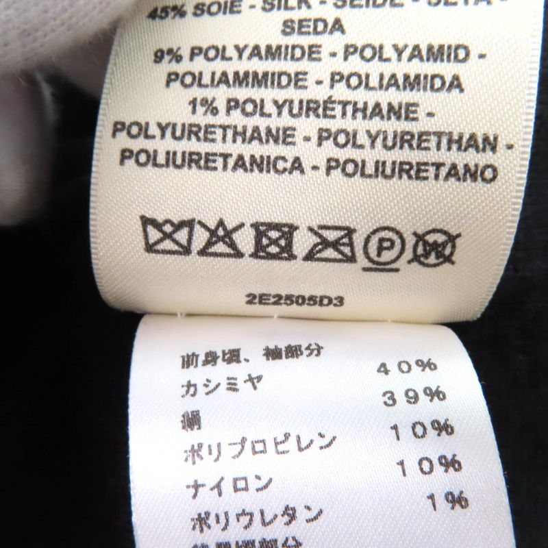 Hermes 22SS 2e2505d3 Cashmere Silk Blend Chaine D'ancre Crew Neck Long Sleeve