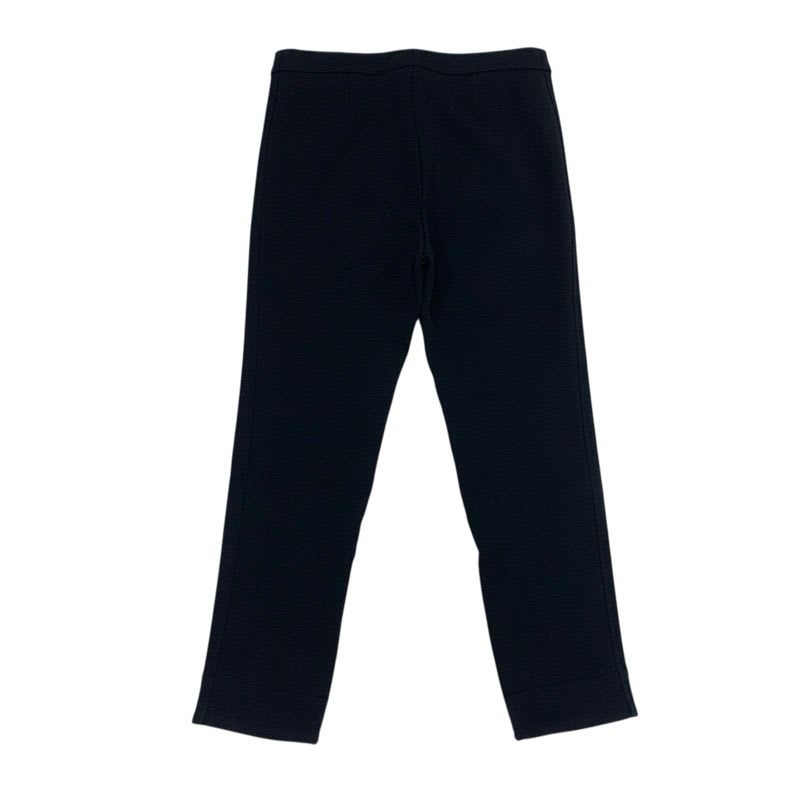 Louis Vuitton Bottoms Wool Pants Logo Black Silver