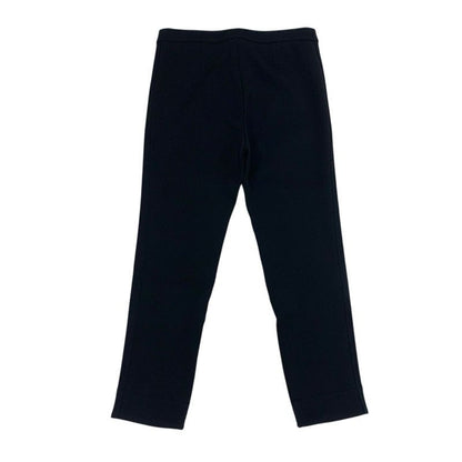 Louis Vuitton Bottoms Wool Pants Logo Black Silver