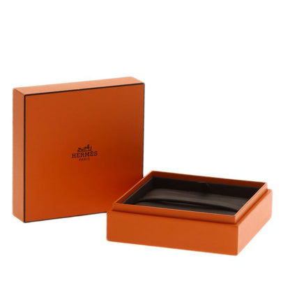 Hermes Birkin Diamond Amulet Necklace 18K White Gold Ladies