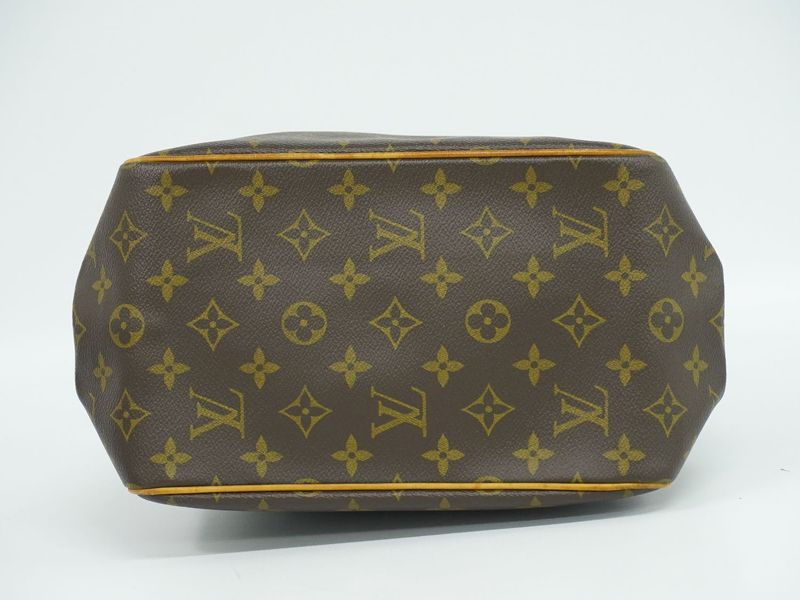 Authentic Louis Vuitton LV Batignolles Monogram Tote Handbag Brown M51156