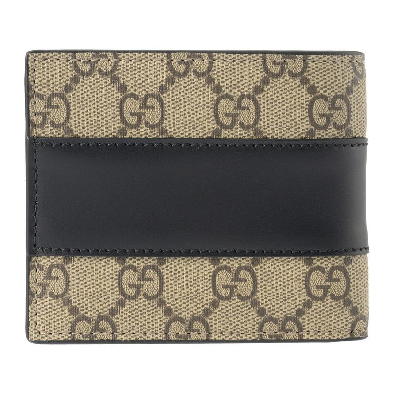 Gucci Coin Case GG Supreme Beige/black