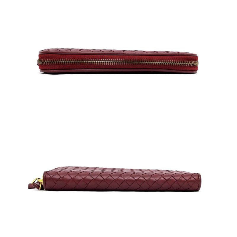 Bottega Veneta Zip Around Wallet Long Wallet Intrecciato 114076 Bold