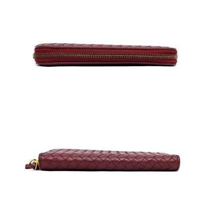 Bottega Veneta Zip Around Wallet Long Wallet Intrecciato 114076 Bold