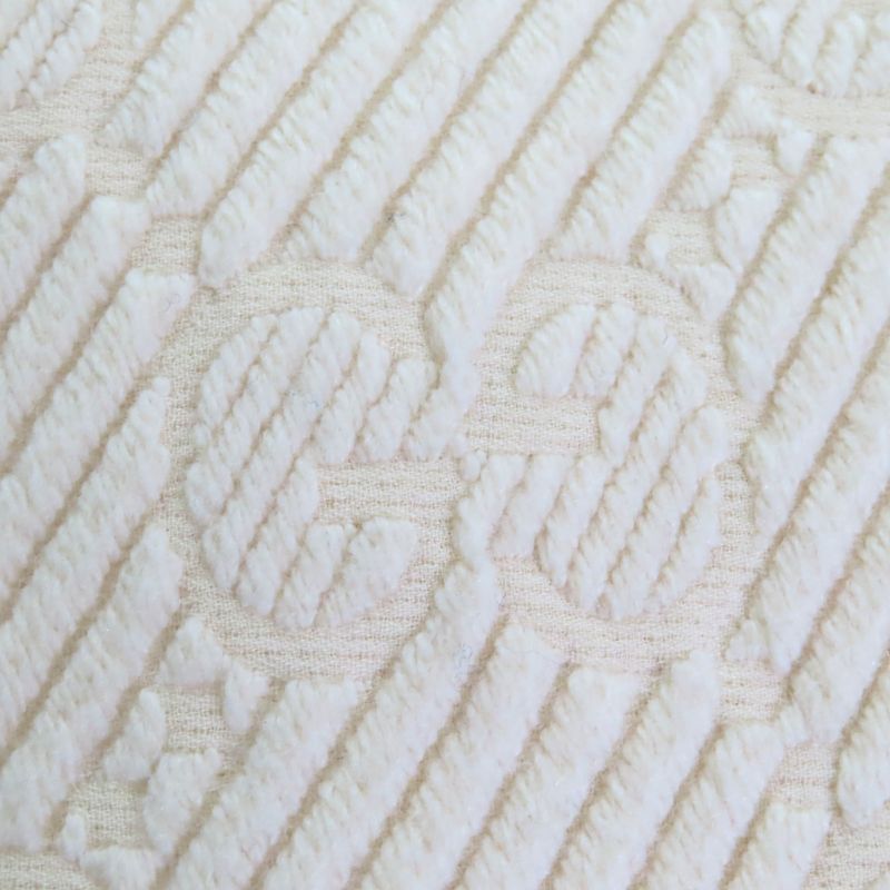 Gucci 577898 Silk Blend GG Pattern Knee Length Wool Skirt Tight Skirt Ivory