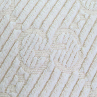 Gucci 577898 Silk Blend GG Pattern Knee Length Wool Skirt Tight Skirt Ivory