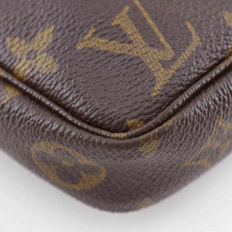 Louis Vuitton Pochette Accessoire Panda M51981 Monogram Canvas Brown Vi1004