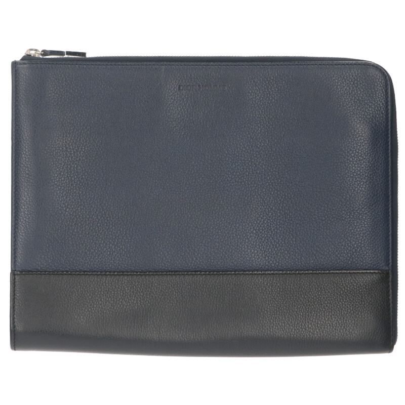 Dior Homme L-shape Zip Leather Clutch Bag Men's