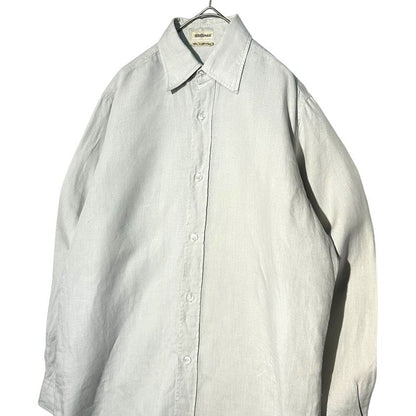 Hermes by Margiela Basic L S Linen Shirt Margiela Period Basic Long Sleeve