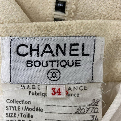 Chanel Miniskirt Size 34 S Women - 20770 Ivory And Black