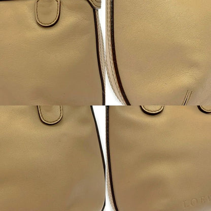Loewe Leather Fiesta 2way Handbag Beige 386958 Handbag