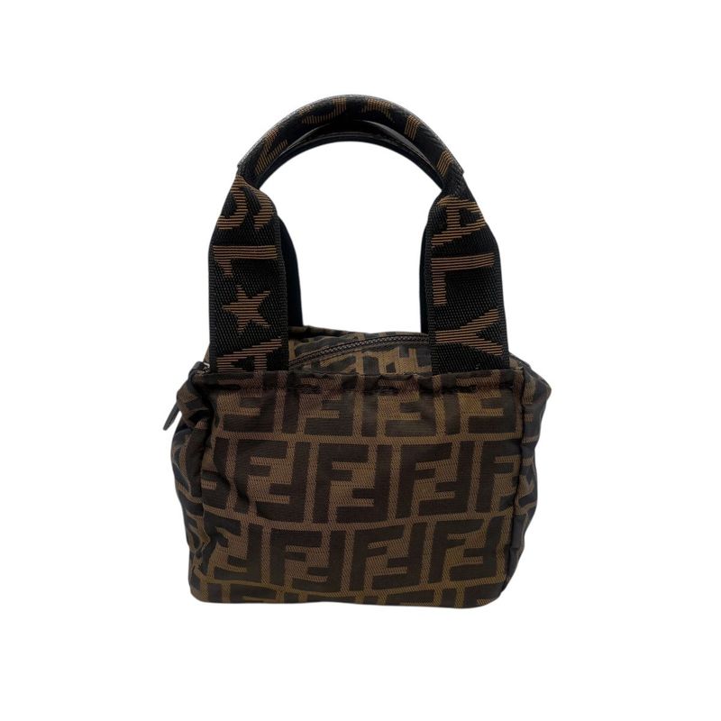 3406 Fendi Mini Handbag 2151-26541-009 Zucca Pattern Brown Second Hand