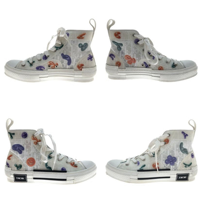 Christian Dior Shoes Sneakers High Cut Sneakers 40 Kenny Scharf White